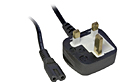1.8M Figure 8 Mains Power Cable - Black