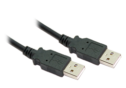 3M USB 2.0 A Male to A Male Cable (Black)