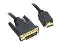 2M DVI-D to HDMI Cable - Gold Connectors