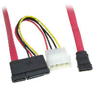 Serial ATA SATA Data Cable & Power Adaptor