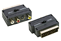 3 X RCA / S-VHS to Scart Adaptor