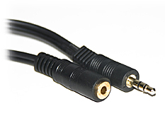 3M 3.5mm Jack to Socket Cable