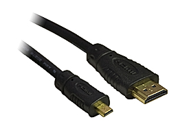 HDMI A to HDMI Micro D Cable Camera Lead V1.4 - 1.5M