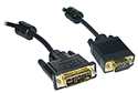 5M SVGA to DVI-A Cable - Gold Connectors